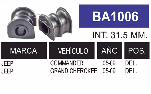 Imagen de BA1006 G. BARRA CHRYSLER DEL.