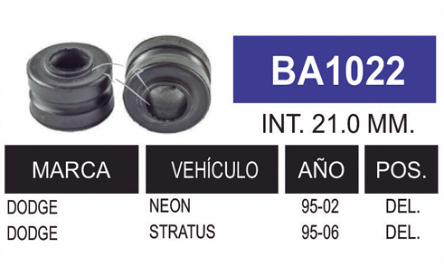 Imagen de BA1022 G. BARRA CHRYSLER DEL. NEON ,