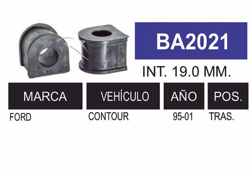 Imagen de BA2021 G. BARRA FORD TRAS. CONTOUR,