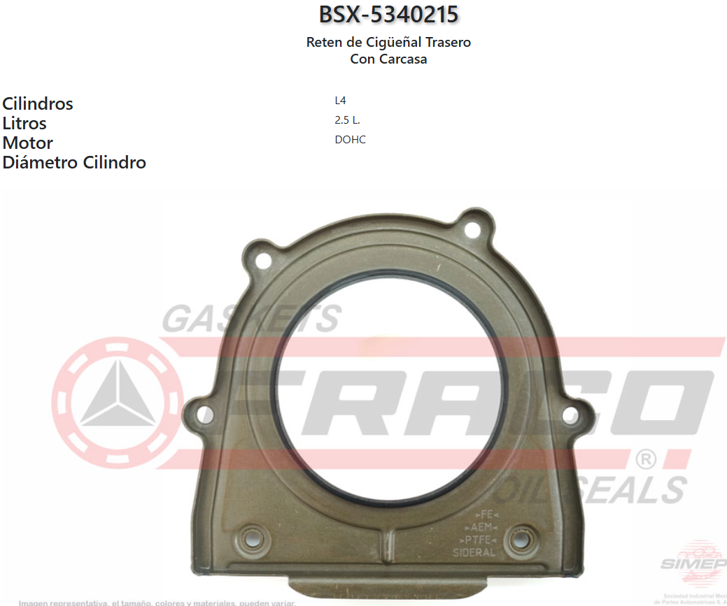 Imagen de BSX-5340215 RET. CIG. FORD