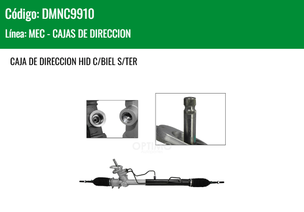 Imagen de DMNC9910 CAJA DE DIRECCION HID C/BIEL S/TER