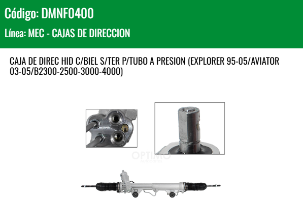 Imagen de DMNF0400 CAJA DE DIREC HID C/BIEL S/TER