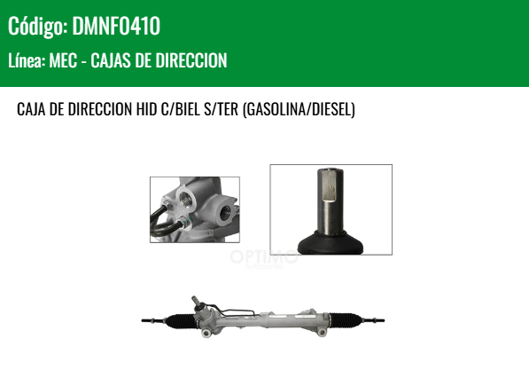 Imagen de DMNF0410 CAJA DE DIRECCION HID C/BIEL S/TER