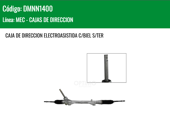 Imagen de DMNN1400 CAJA DE DIRECCION ELECTROASISTIDA C/BIEL S/TER