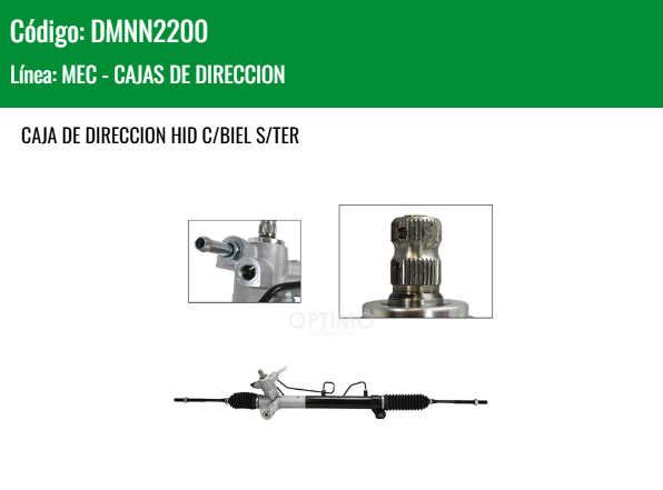Imagen de DMNN2200 CAJA DE DIRECCION HID C/BIEL S/TER