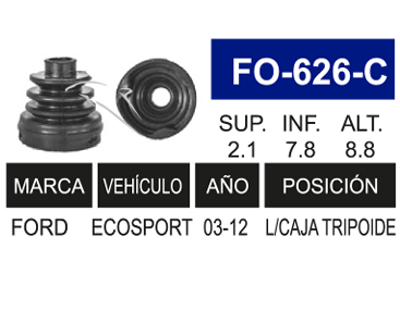 Imagen de FO-626-C MACH. L/C IZQ. Y DER. ECOSPORT 02-