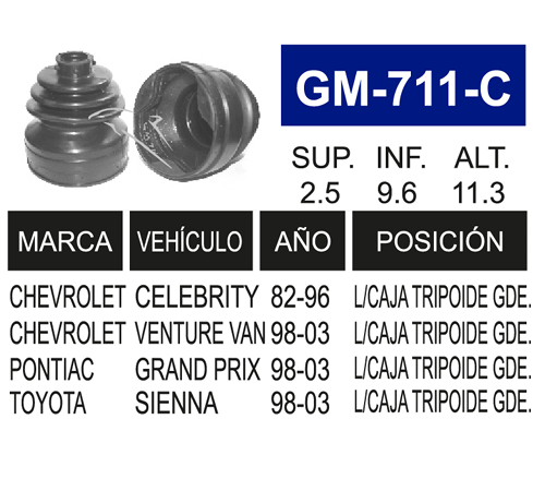Imagen de GM-711-C MACH L/C AMERI TRIPOIDE CAVALIER