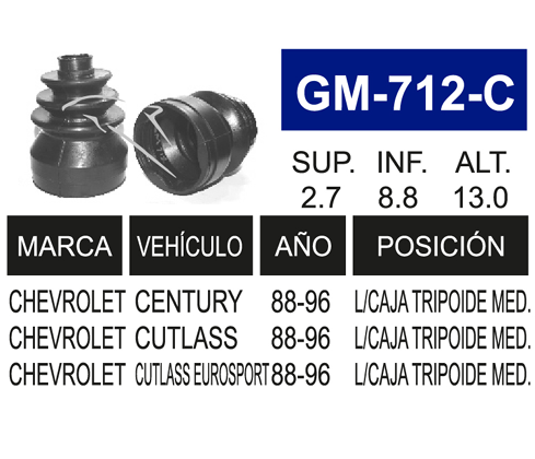 Imagen de GM-712-C MACH L/C AMERICANOS TRIPOIDE