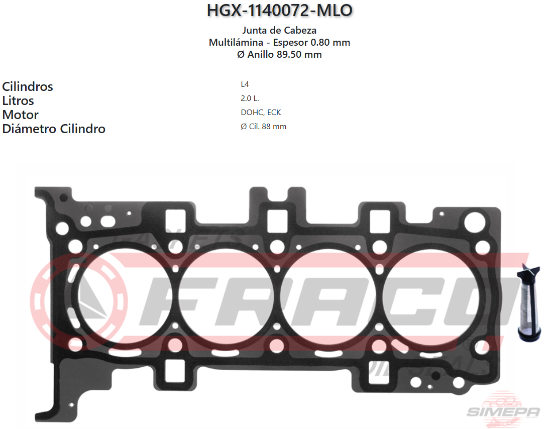 Imagen de HGX-1140072ML 