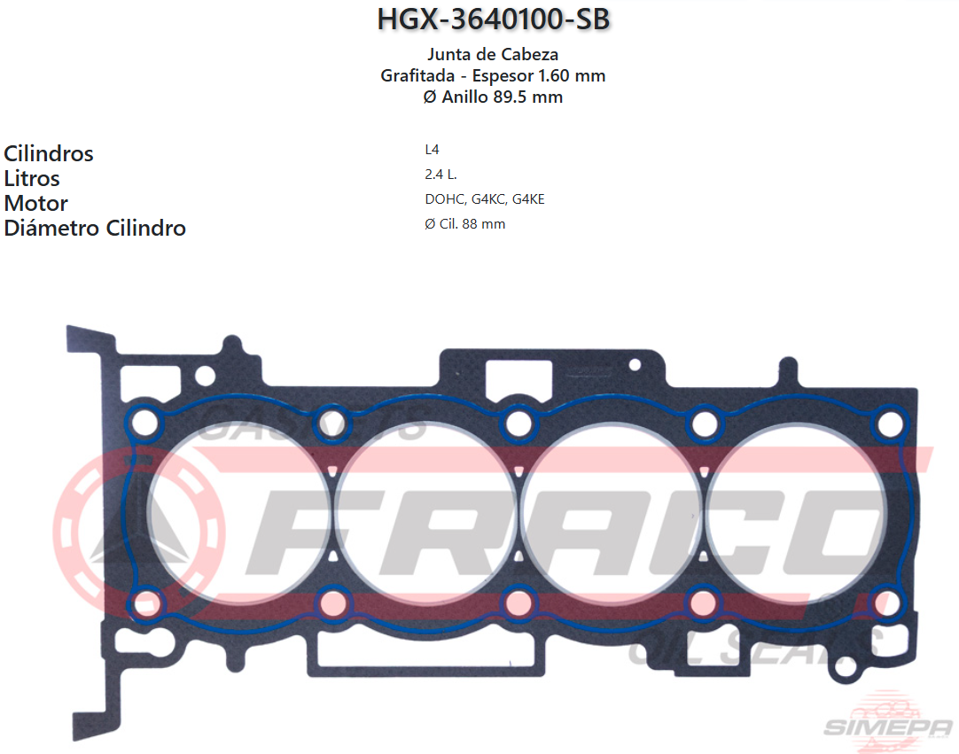Imagen de HGX-3640100SB 