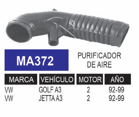 Imagen de MA372 MANG. PURIFICADOR JETTA A3 2.0