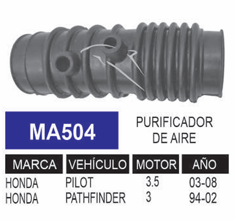Imagen de MA504 MANG. FLUJO DE AIRE HONDA PILOT