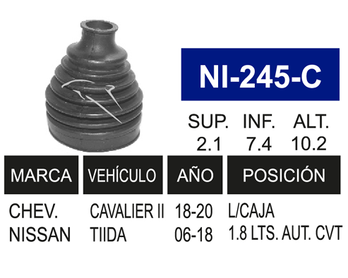 Imagen de NI-245-C MACH. L/C TIIDA 06-18
