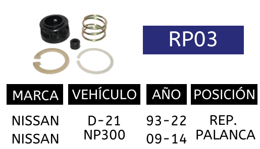 Imagen de RP03 REP. DE PAL NISSAN D21  Y NP300
