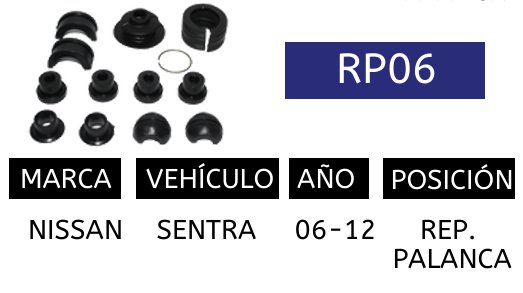 Imagen de RP06 REP. PAL SENTRA 06-12
