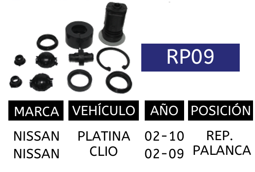 Imagen de RP09 REP. DE PAL  PLATINA, CLIO 02-10