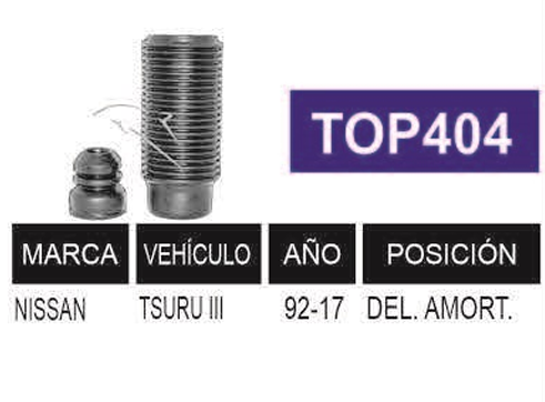 Imagen de TOP404 TOPE AMORT. DEL. TSURU III