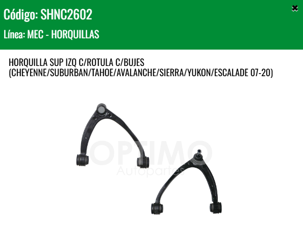 Imagen de SHNC2602 HORQ SUP L 2744023