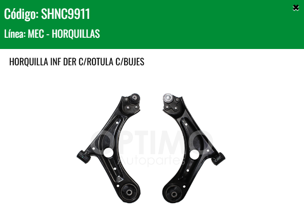 Imagen de SHNC9911 HORQ. INF DER 2744128