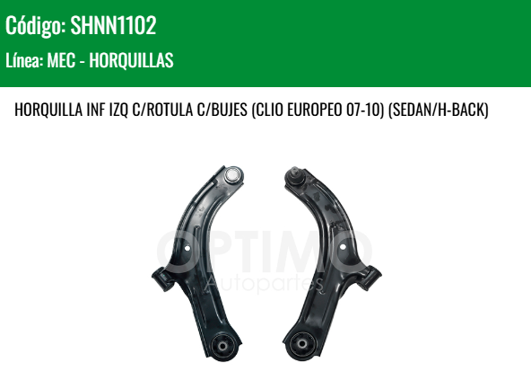Imagen de SHNN1102 HORQ INF L TIIDA 1516015