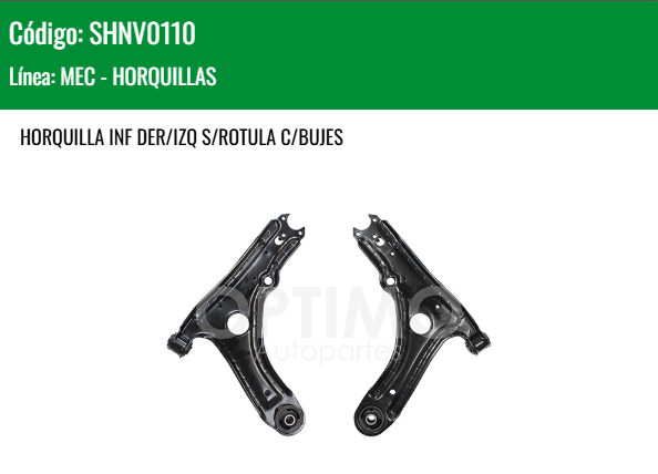 Imagen de SHNV0110 HORQ INF DER/IZQ 1H0407151